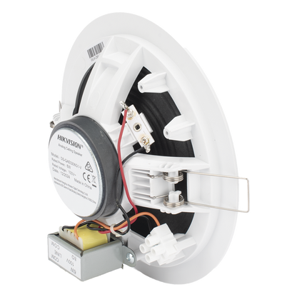 Altavoz Montaje en Plafón | 6 Watts | 100 V | Rejilla de Metal | Color Blanco | Uso Interior