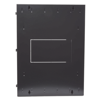 Gabinete PanZone de Montaje en Pared, de 19in, Puerta con Ventana de Seguridad, 18 UR, 635mm de Profundidad, Color Negro