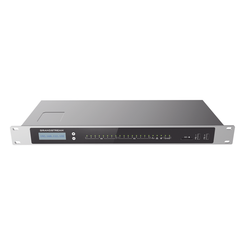 Conmutador IP-PBX para hasta 3000 usuarios y 450 llamadas simultaneas, 8FXO, 8FXS, para solución de comunicaciones unificadas y colaboración