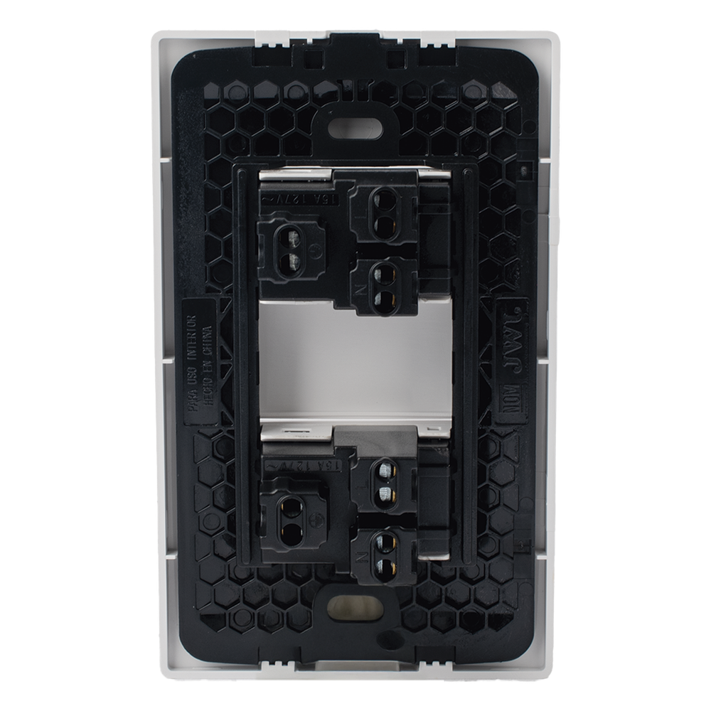 Contacto Dúplex de 127 V~60 HZ 15 A / Color Blanco.