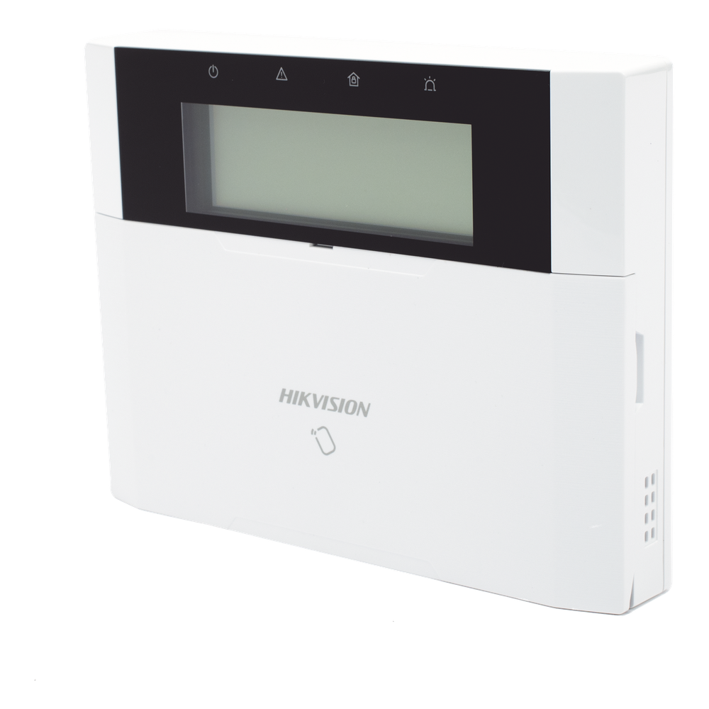 (AX HYBRID PRO) Teclado Compatible con el Panel Hybrid Pro Hikvision DS-PHA64-LP y DS-PHA64-LP(B) / Pantalla LCD / 2 zonas cableadas / 1 salida de