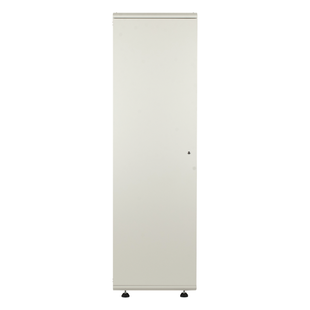 Gabinete Rack 42 Unidades / Piso 19 Pulgadas / Puerta Cristal Templado / Capacidad Carga 1000 Kg / Acero Calibres 16-18-20 / Ventilación Superior