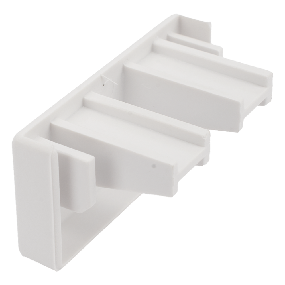 Tapa final color blanco de PVC auto extinguible, para canaleta TMK1735, TMK1735SD (5390-02001)