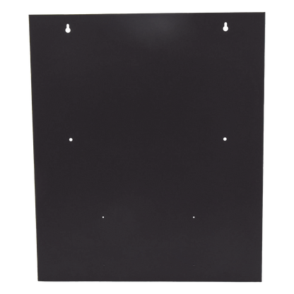Gabinete metálico (backbox) de dos niveles para amplificadores y fuentes de alimentación / serie EQ ONYX de NOTIFIER / negro