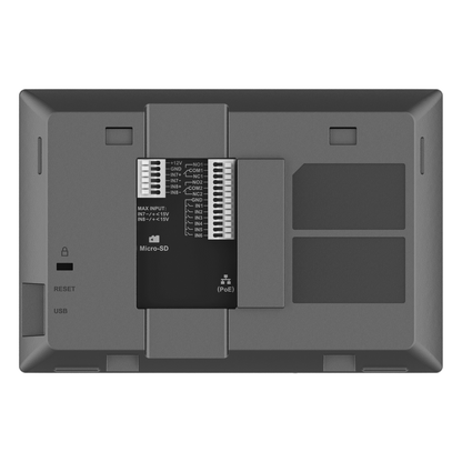 Estación de Intercomunicación SIP con Wi-Fi 6, Bluetooth y Control Total para Agendamiento de Salas y Edificios Inteligentes (Color Negro)