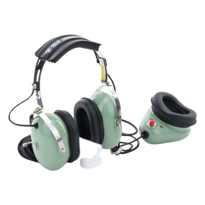 Auriculares estilo Muff-Mic para operaciones de mantenimiento y rampas en aeropuertos