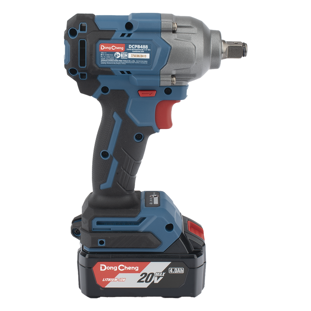 Llave de Impacto Inalámbrica de 20 V, incluye 2 Baterías de 4.0 AH, Cargador y Estuche plástico
