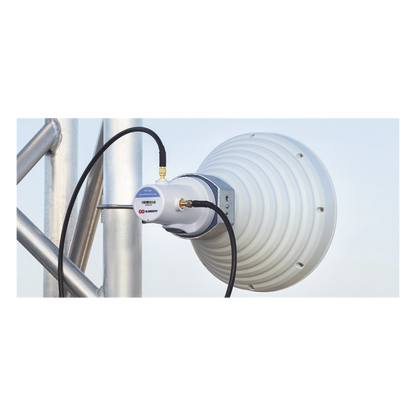 Antena Sectorial Simétrica Starter Horn de 30º, 5150 - 5950 MHz, ganancia de 18 dBi, conexión RP-SMA