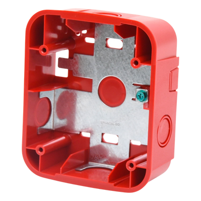 Caja de Montaje en Pared, para Sirena, Color Rojo, Nuevo Diseño Moderno y Elegante