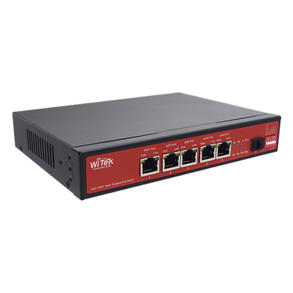 Controlador Solar de 15A con Switch PoE / 1 Puerto Gigabit PoE 802.3 bt / 2 Puertos PoE 802.3 af/at / 2 Puertos PoE Pasivo 24/48 Vcc / 1 Puerto SFP