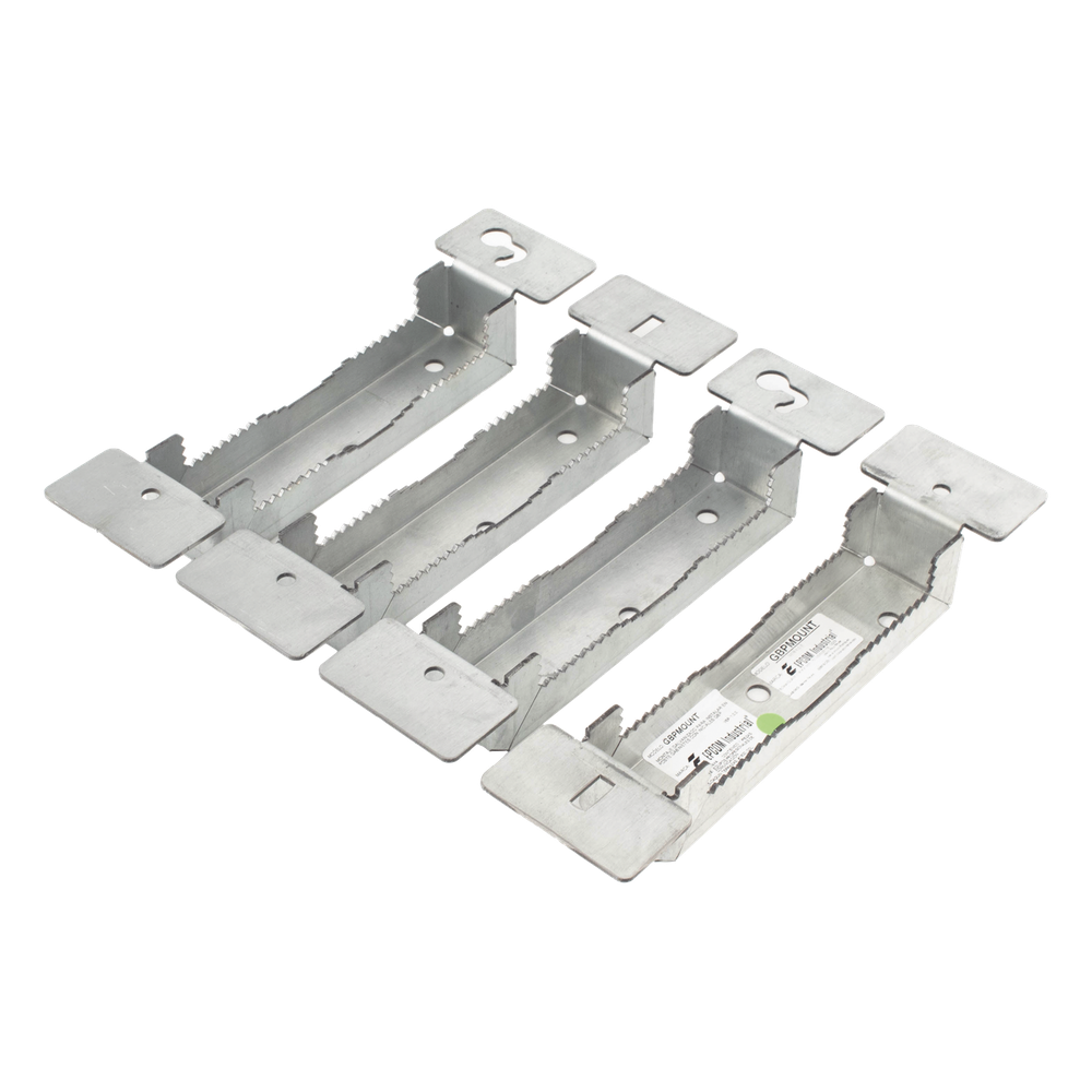 Montaje Galvanizado para Instalar en Poste Gabinetes con Iniciales GBP