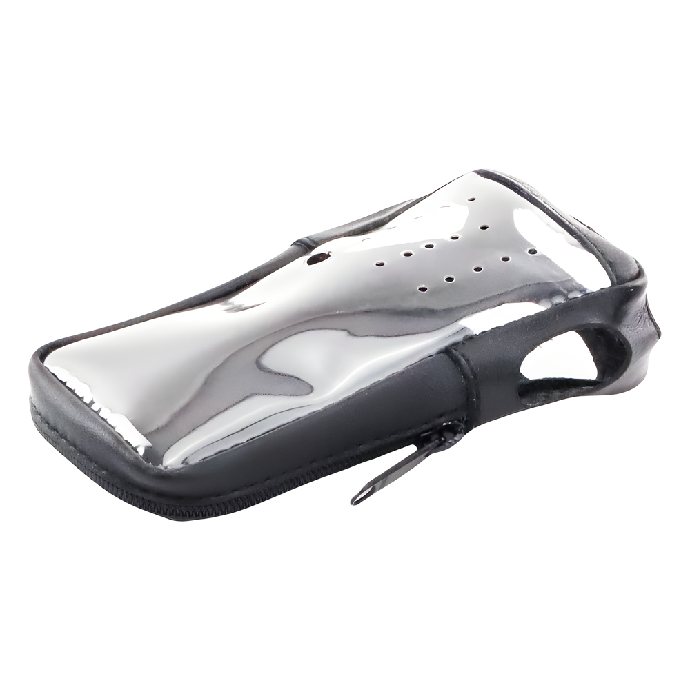 Funda para Radio Portátil / Piel Reforzada con Frente Transparente / Acceso Directo a PTT y Puerto de Accesorios / Para Kenwood TK-2000KV2 y