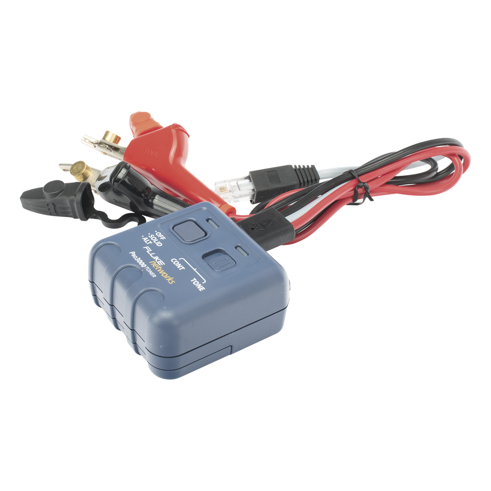 Generador y Sonda (Detector) de Tonos PRO3000, Para Identificación de Señales Analógicas en Cableado Inactivo