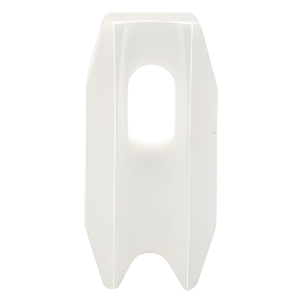 Aislador Blanco de Esquina para Cercos Eléctricos / 18 kV / Resinas Vírgenes / Resistencia 7.5-10.2 kg / Anti UV / 66 mm x 31.6 mm