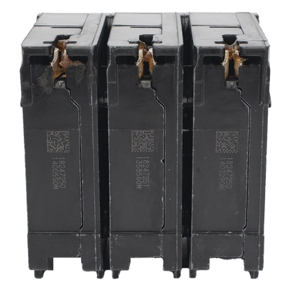 Interruptor automático enchufable tipo QP 3 polos, 15 amp