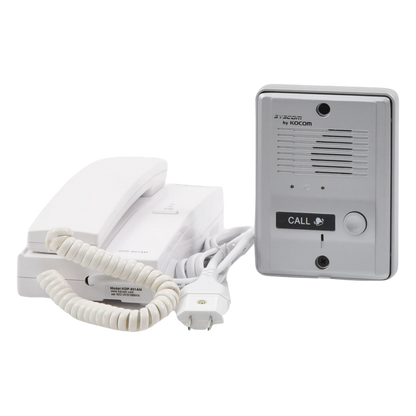 Kit de audio portero con un auricular (expandible hasta 3 auriculares)