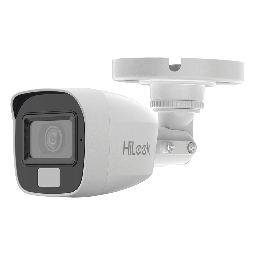 [Dual Light + ColorVu] Bala TURBOHD 2 megapixel / 20 mts IR + 20 mts luz blanca / Lente 2.8 (100° de Visión) / Exterior IP66 / Audio por Coaxitron