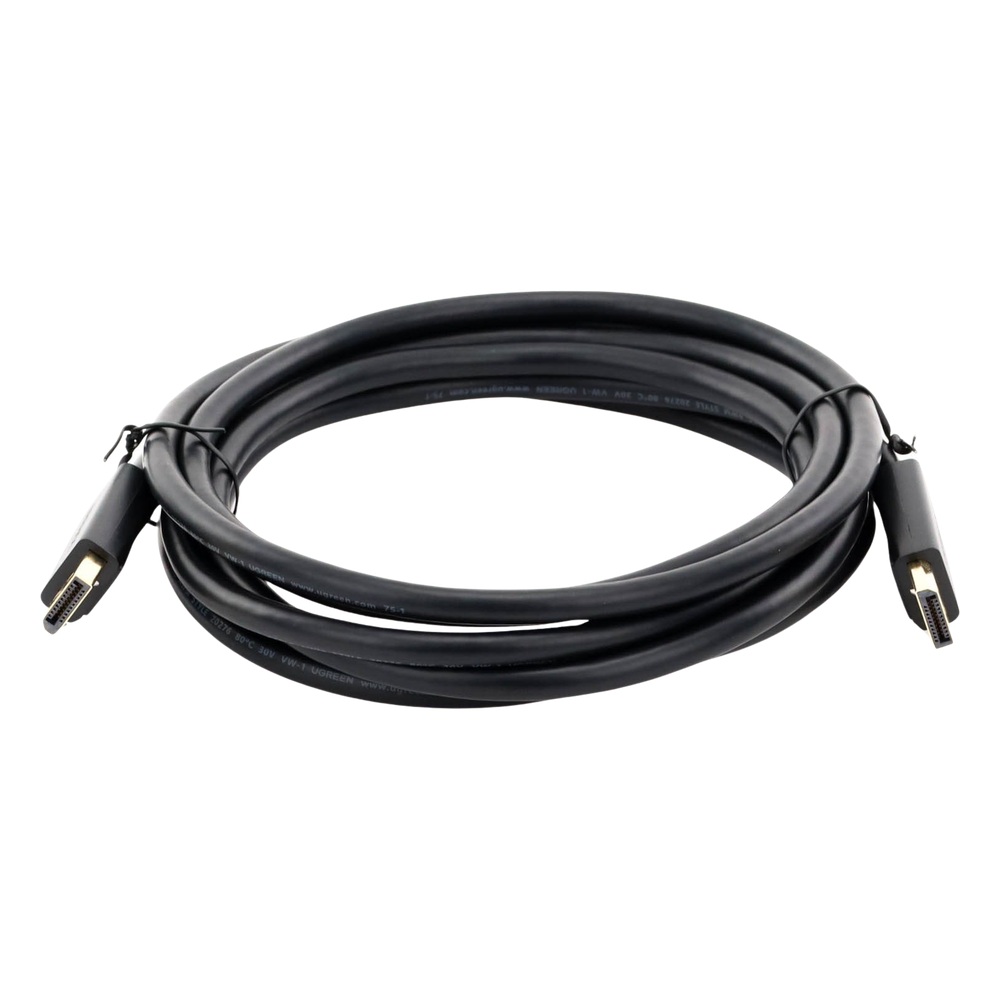 Cable DisplayPort 1.2 Macho a Macho | Longitud 3 Metros (9.84 Pies) | Versión DP1.2 | Soporta 4K@60Hz; 2K@144Hz | Soporta 3D | Color Profundo de 8 y