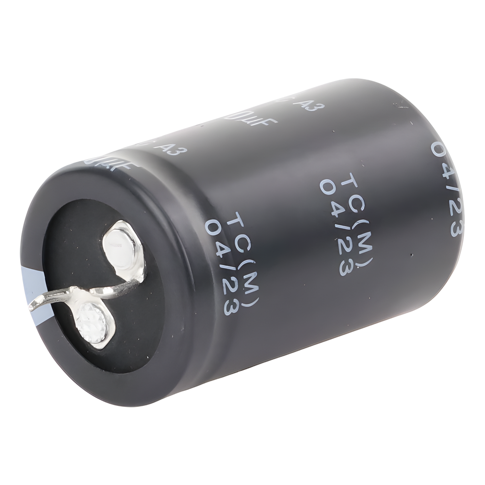 Capacitor Electrolítico de Aluminio, Radial de 470 µFd, 250 Vcc, 105 °C, 25 x 40 mm