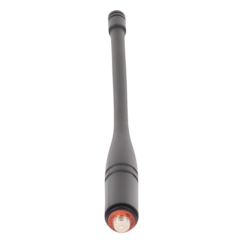 Antena UHF Helicoidal / 400-470 MHz / Ganancia 0 dBd (Unitaria) / Longitud 170 mm (6.7 in) / Conector Rosca Monopolo / Radios Motorola DEP550