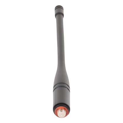 Antena UHF Helicoidal / 400-470 MHz / Ganancia 0 dBd (Unitaria) / Longitud 170 mm (6.7 in) / Conector Rosca Monopolo / Radios Motorola DEP550