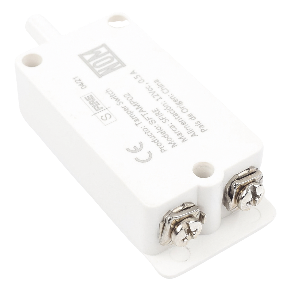 Tamper Switch NO / Contactos de Plata / 12 VDC / 0.5 A / UL y CE