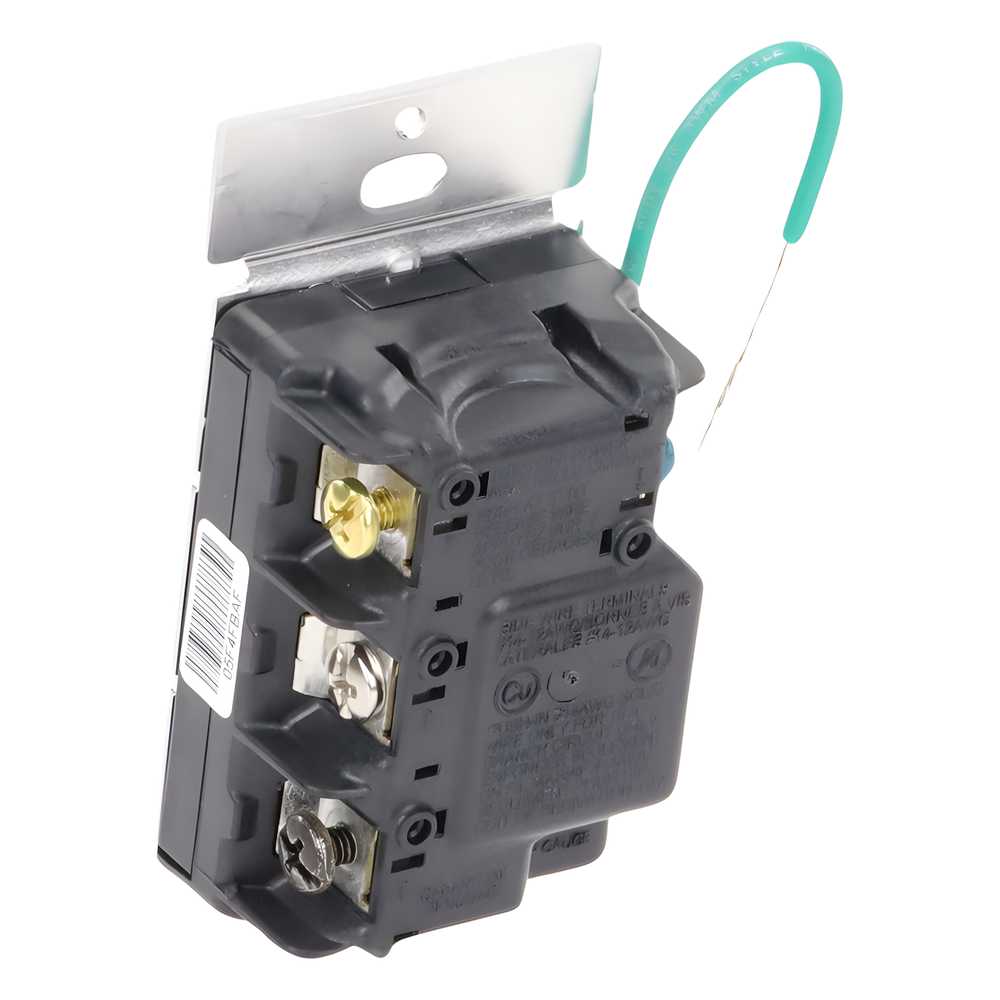 Atenuador de pared Maestro RF PRO de 120 V, 250 W en LED o 500 W incandescente, fase seleccionable y neutro opcional, para RadioRA 2, RA2 Select y