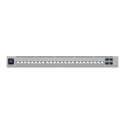 UniFi Switch Pro HD Capa 3, 24 puertos Etherlighting POE++ / (22) puertos 2.5 GbE, (2) puertos 10GbE, todos POE++, (4) puertos 10G SFP+, 600W