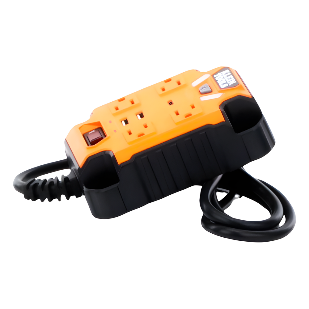 Multicontacto Powerbox 1, con 4 Salidas 120 Vca, 2 USB-A / 1 USB-C, Luces LED Integradas y Soporte Magnético