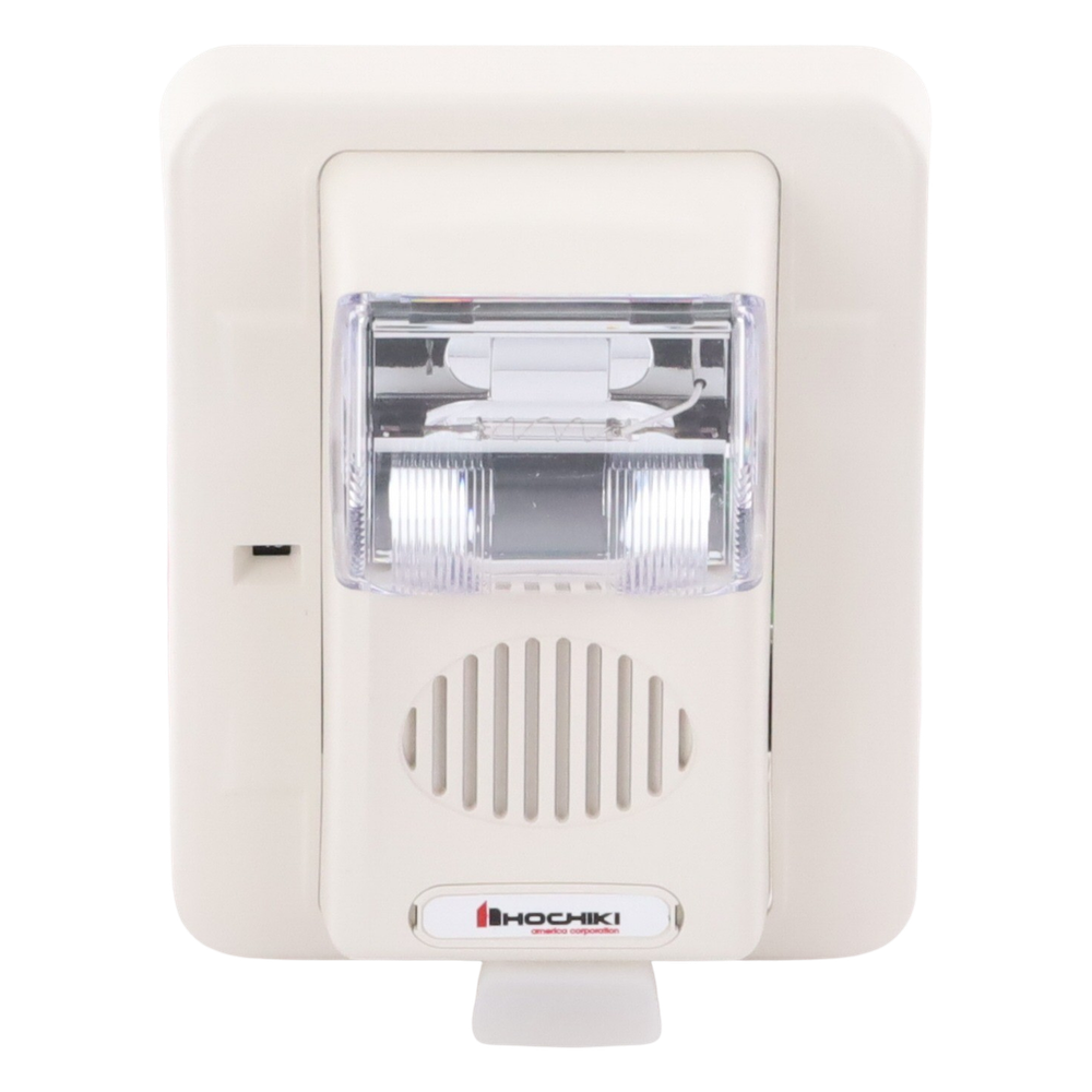 Sirena Estrobo, 24 Vcd, Multi-Candela 15 hasta 110 cd, Montaje En Pared, Color Blanco, Serie HEC3 (0500-06030)