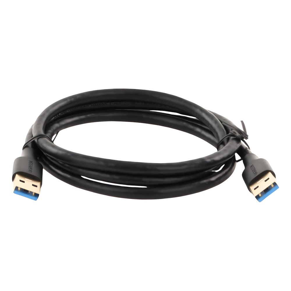 Cable USB-A 3.0 a USB-A 3.0 / 1 Metro / Macho a Macho / Conector Niquelado / Núcleo de Cobre Estañado / Blindaje Múltiple / Velocidad 5Gbps / No