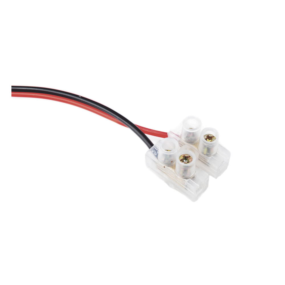 Cable de Alimentación con Conector Macho a Bloque de Terminal Atornillable / Calibre 18 AWG / Longitud 28.5 cm (11.22 Pulgadas) / Ideal para