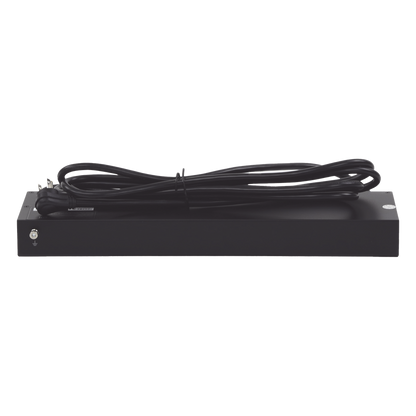 PDU Switchable por Toma, Para Distribución de Energía, Entrada 120 Vca NEMA 5-15P, Con 8 Salidas NEMA 5-15R, Horizontal 19in, 1UR
