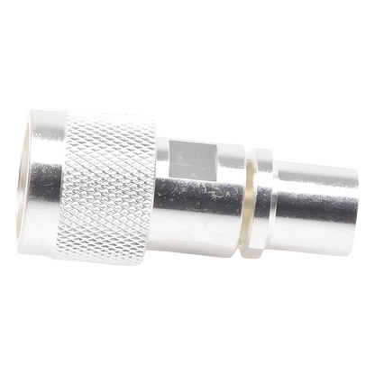 Conector N Macho de Rosca para Cables RG-8/U, 9913, 7810A, 8214, CNT-400, LMR-400, Plata/ Oro/ Teflón