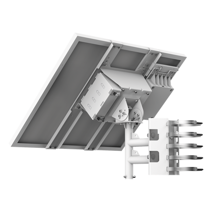 Kit Solar de alimentación / Panel Solar / Batería de Respaldo de Litio 360 Wh / 2 Salidas de 12 Vcd / Accesorios de Instalación / Uso en Exterior IP66