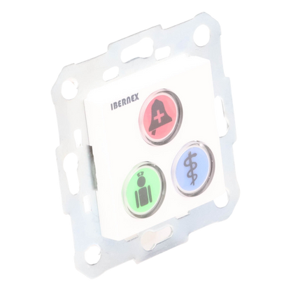 Modulo de 3 Botones iluminados con Lector RFID 125 KHz / Alarma / Cancelar y Código Azul / BUS RS485 / Compatible con NX0019/B, NX1021 y NX0015