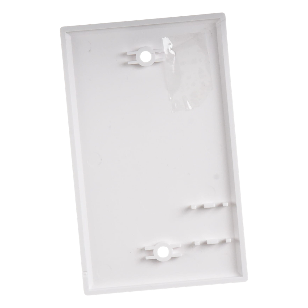 Placa de Pared Ciega Universal, Color Blanco