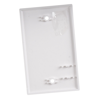 Placa de Pared Ciega Universal, Color Blanco