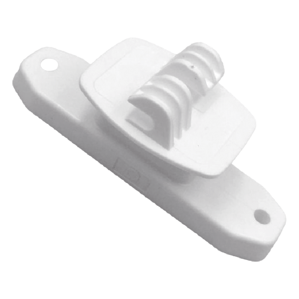 Aislador de Paso Blanco Reforzado para Cercos Eléctricos / Aislamiento hasta 18 kV / Resistente a Clima Extremo / Polipropileno y Policarbonato
