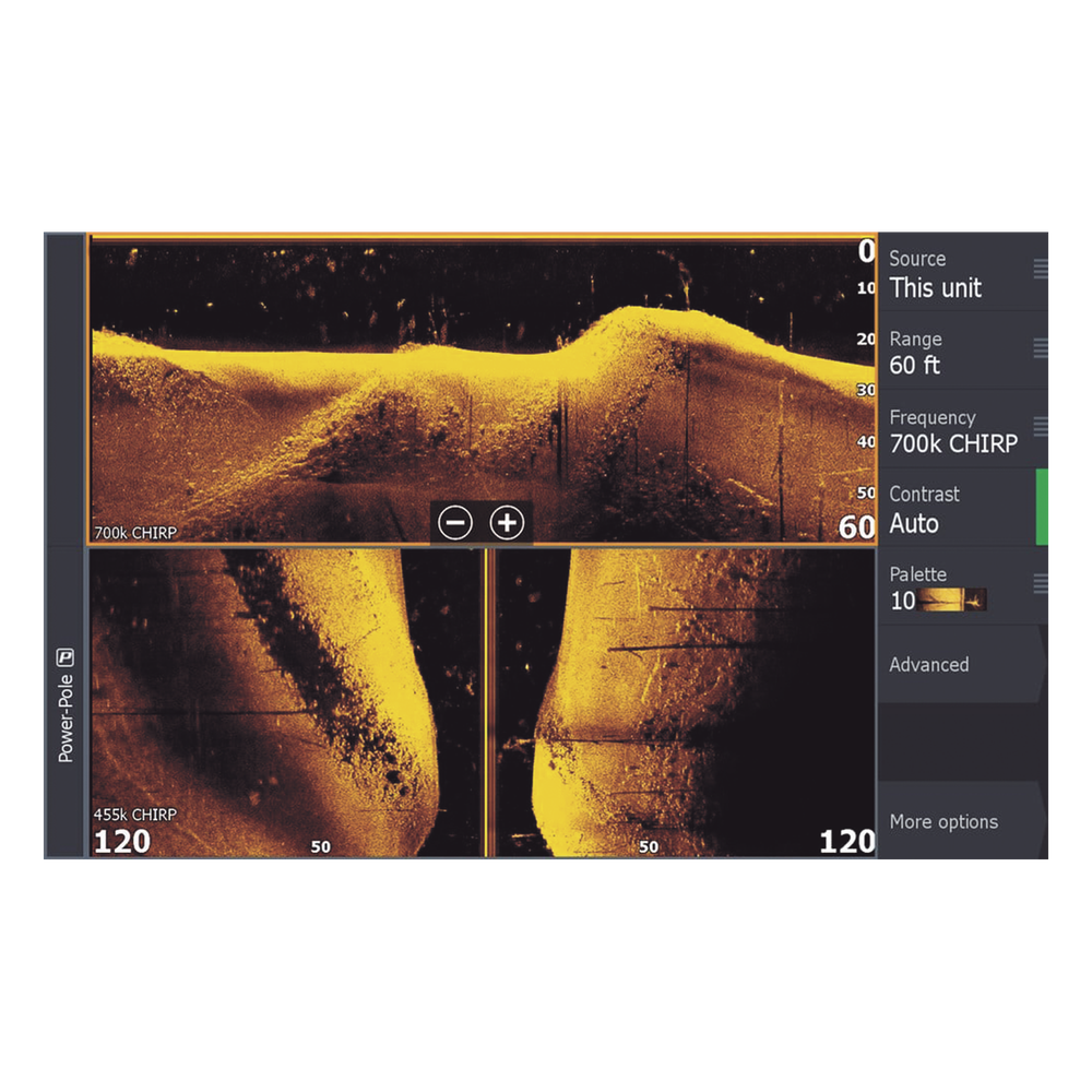 Transductor Active Imaging HD 2 en 1 / Compatible con CHIRP / SideScan y DownScan Imaging / Frecuencia 1.2 MHz / FishReveal / Compatible con HDS PRO