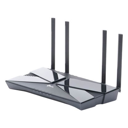 Router WiFi6 AX3000 / MIMO 2X2 / EasyMesh / 1 Puertos Gigabit WAN + 4 Puertos Gigabit LAN / OFDMA / Beamforming / WPA3 / Tether App / HomeShield