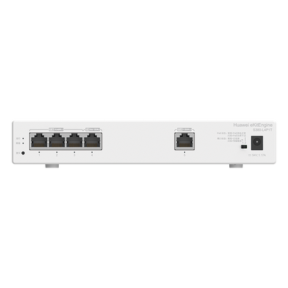 Router Multi-Servicio / 1 puerto 10/100/1000 Mbps(WAN) / 4 puertos 10/100/1000 Mbps(LAN) PoE+ (802.3af/at) / 50W / Rendimiento 1 Gbps / Controla