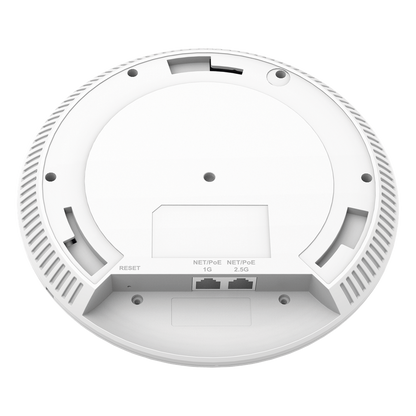 Punto de acceso Wi-Fi 6E tribanda GWN 802.11ax, con administración desde la nube gratuita o stand-alone.