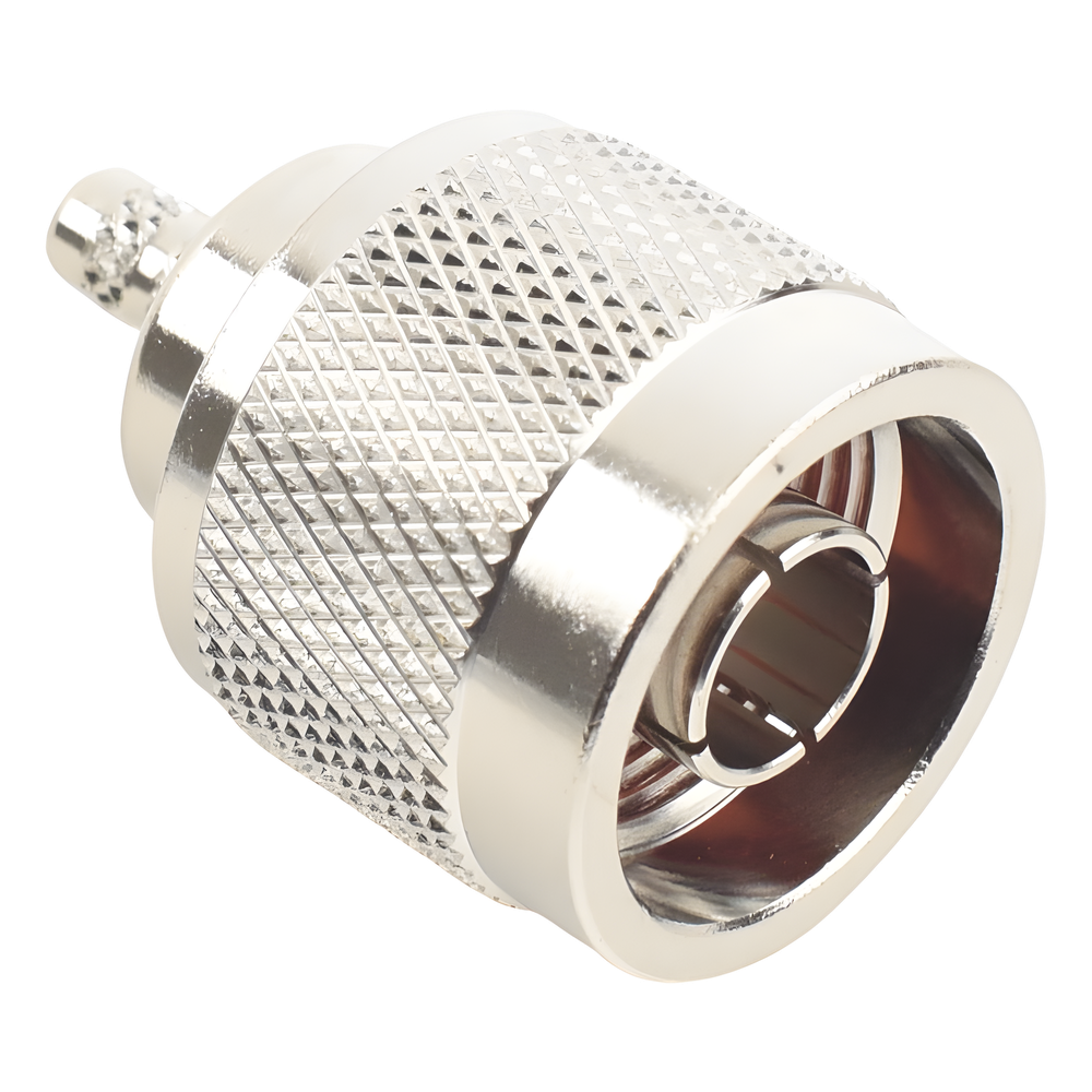 Conector N Macho Inverso de Anillo Plegable para cables RG-58/U, RG-142/U