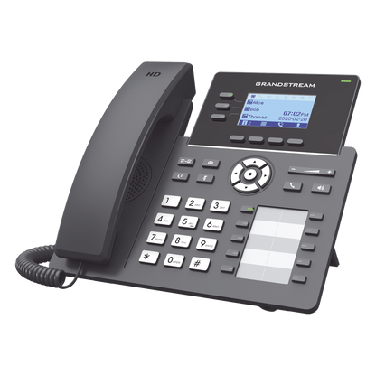 Teléfono IP Grado Operador, 3 líneas SIP con 6 cuentas, 10 botones BLF, puertos Gigabit, codec Opus, IPV4/IPV6 con gestión en la nube GDMS
