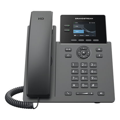 Teléfono IP PoE grado operador de 2 líneas / pantalla LCD tft 2.4 pulgadas color / 8 botones virtuales multiuso / seguridad carrier-grade