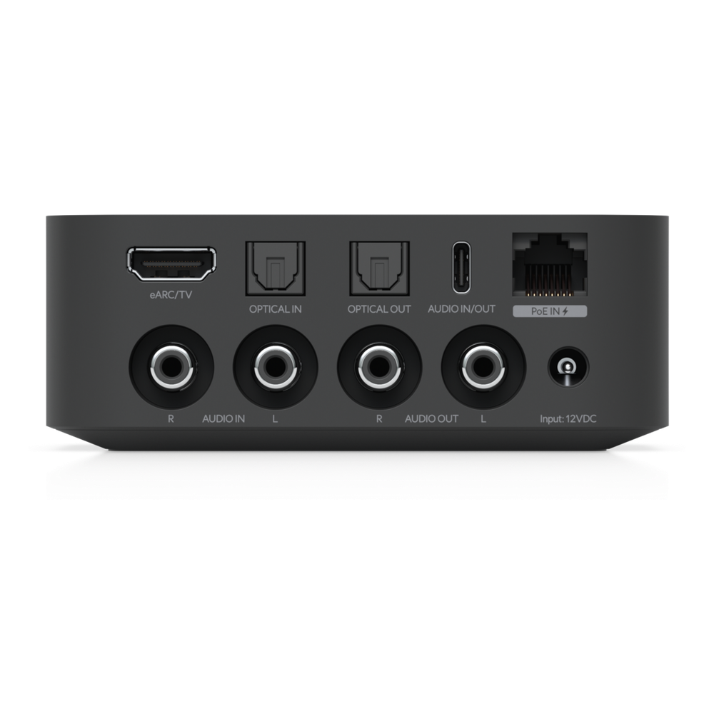 Streamer de Audio Digital PoE Multi-Zona Compacto con Diseño Versátil, Control Intuitivo y Compatibilidad con Múltiples Servicios de Streaming de