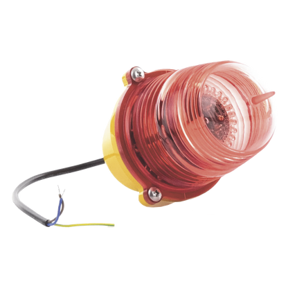 Estrobo Led de Obstrucción Color Rojo (110 Vca de Entrada) / Luz fija