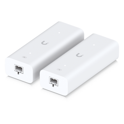 Kit Extensor PoE sobre 2 Hilos (Par Transmisor/Receptor) para Cable Par Trenzado o Coaxial, Entrada PoE++ y Salida PoE/PoE+, Incluye Adaptadores BNC