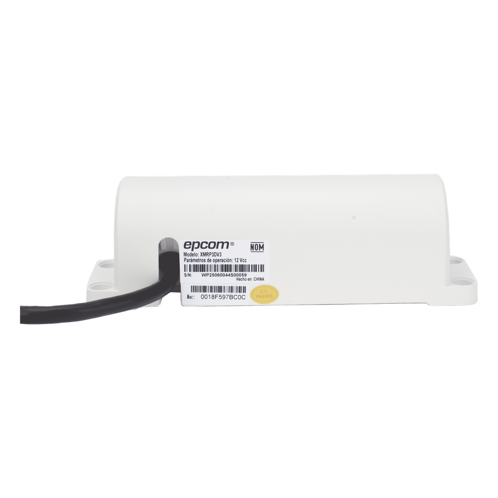 Cámara de Conteo de Pasajeros XMRP3DV3 2 Megapixel / Sensor CMOS 1/2.8" / Lente M12 2.7 mm / Ángulo de Visión 120° / WDR 80 dB / Triple Método de